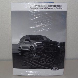 2023 FORD EXPEDITION New Supplemental Owner's Guide